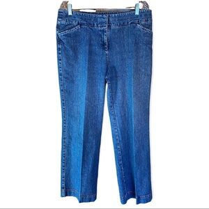 Orvis 4 Pocket Wide Leg Medium Rise Jeans Size 14